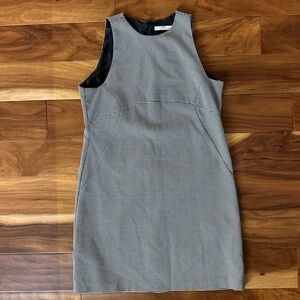 MNG by Mango Black and White Sheath Dress size 8